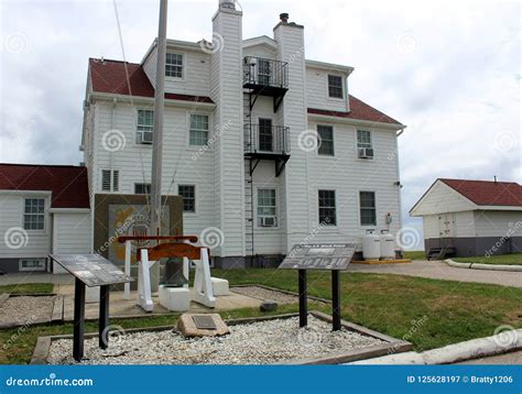 Historic Coast Guard House Near Point Judith Lighthouse, Rhode Island ...