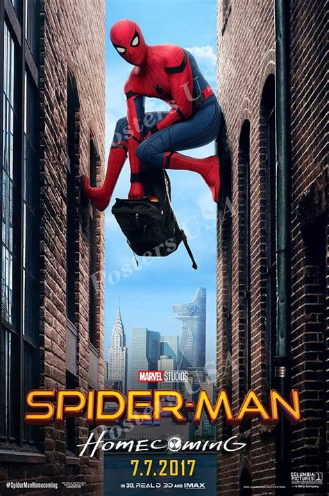 Marvel Spider Man Homecoming Glossy Finish Made In USA Movie Poster ...