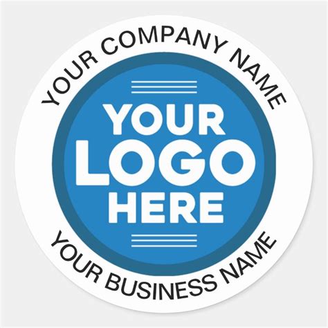 Create Your Own Personalized Company Business Logo Classic Round ...