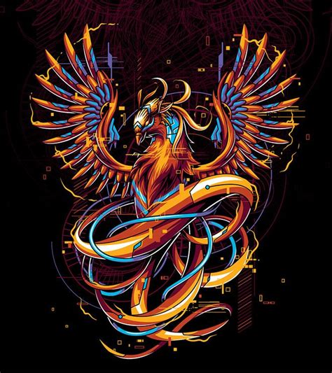 45 Magnificent Art and Illustrations of Mythical Creatures | Phoenix bird art, Phoenix artwork ...