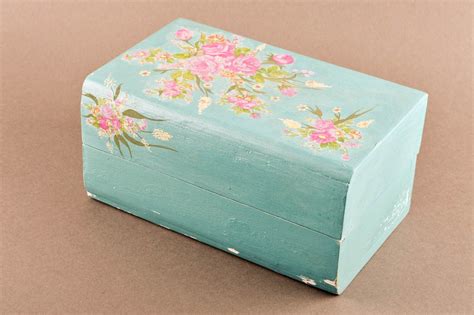 BUY Unusual handmade jewelry box vintage wooden box design home goods gift ideas 707437058 ...