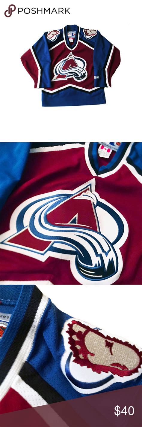 Colorado Avalanche Hockey Jersey | Colorado avalanche, Colorado ...