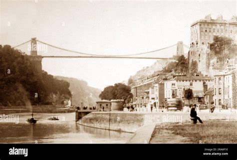 Clifton Suspension Bridge, Victorian period Stock Photo - Alamy