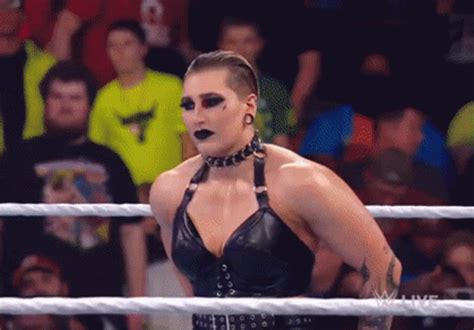 Rhea Ripley Entrance GIF - Rhea Ripley Entrance Jacket - Discover & Share GIFs