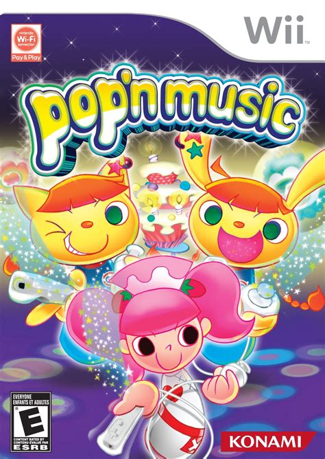 Pop'N Music Nintendo WII Game