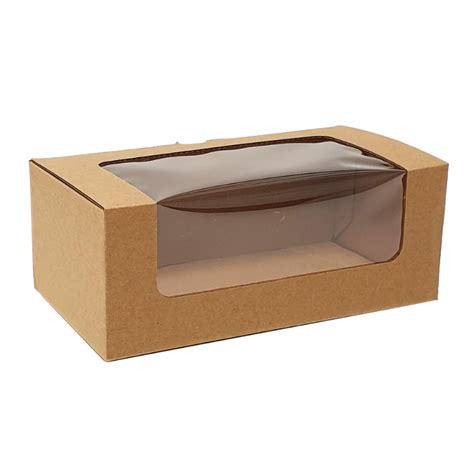 Rectangular Multipurpose Window Bakery Box Window, 220L x 120W x 80H mm ...