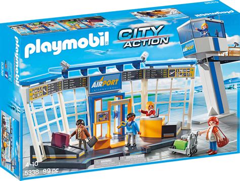 Buy Playmobil Airport with Control Tower Building Set Online at ...