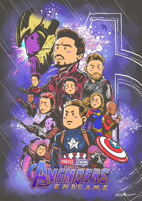 ArtStation - Avengers : Endgame Poster Fan art!