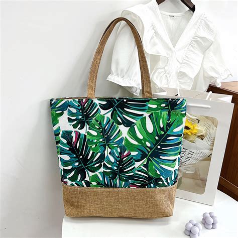 Floral Canvas Handbags Casual Tote Bags US Wholesale - US Wholesale Center