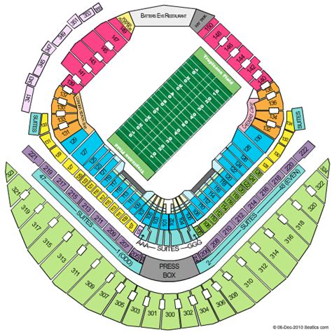 Tropicana Field Seating Chart