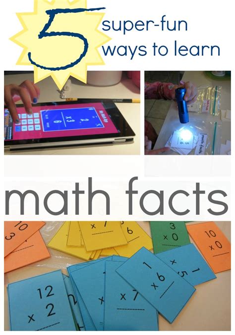 5 super-fun ways to learn math facts - teach mama