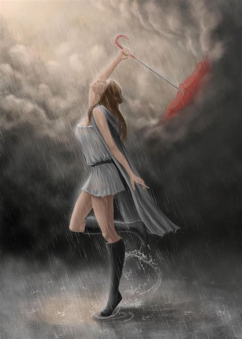 Dancing in the rain by Mevea on DeviantArt