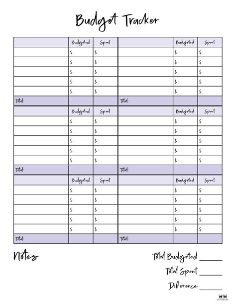 20 Free Printable Monthly Budget Planners Kitty Baby Love - Bank2home.com