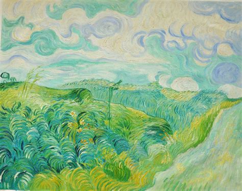 Green Wheat Fields, Auvers after Van Gogh, 30.7” x 39.4” unframed £414