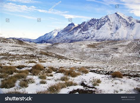 Torres Del Paine National Park In Chile In The Winter Stock Photo 115336297 : Shutterstock