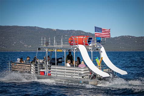 Lake Tahoe Pontoon Boats | Lake Tahoe Party Boats | Tahoe WakeBusters