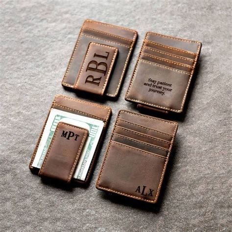 Groomsmen Gift Personalized Money Clip Engraved Money Clip Monogram Groomsmen Gifts Custom ...