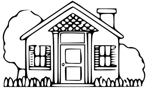 House Clipart Black And White - ClipArt Best