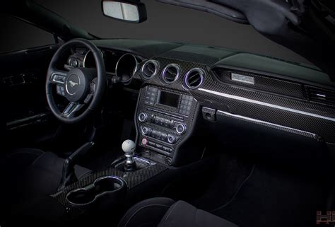 2015 - 2020 Mustang Carbon Fiber Overlay Dash Kit (NON-PERFORMANCE) | Sigala Designs