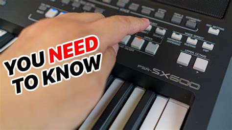 Psr sx600 61 key arranger keyboard youtube