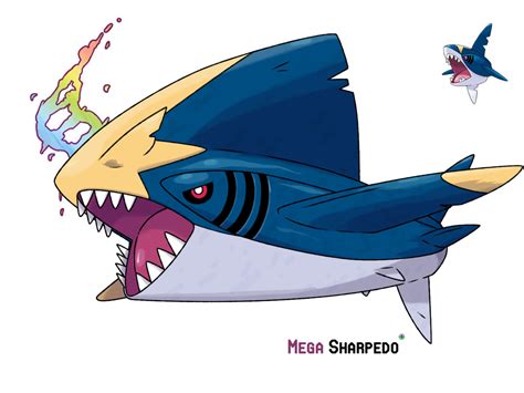 Mega Sharpedo by LeafyHeart on DeviantArt