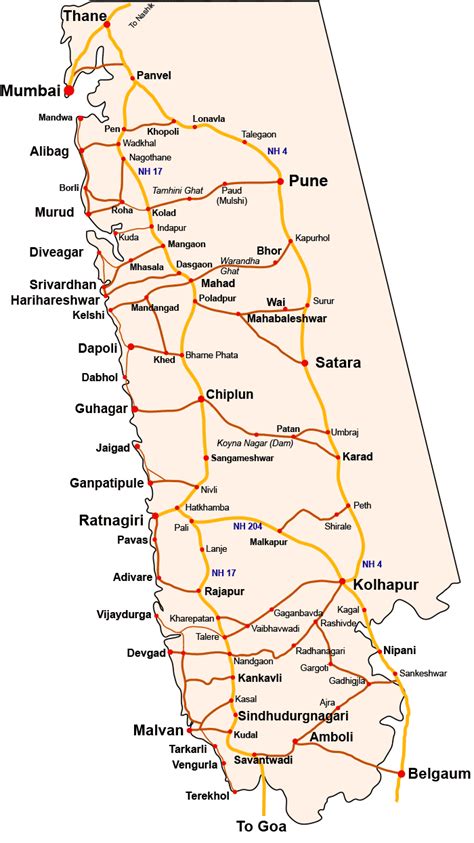 Konkan Road Map - Konkankatta.in