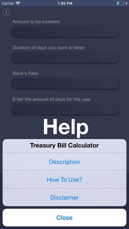 Treasury Bill Calculator by Royal Tech