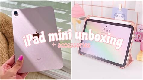 Unboxing iPad Mini Pink + Apple Pencil 2 *cute accessories* - YouTube