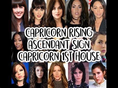 CAPRICORN ASCENDANT | CAPRICORN RISING | CAPRICORN IN THE 1ST HOUSE ...