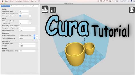 Cura Tutorial und Installation - die Software hinter dem 3d Druck ...