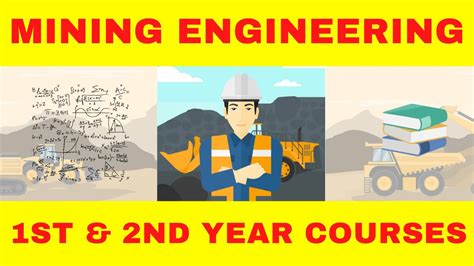 1st and 2nd Year Mining Engineering Courses | Engineering university ...