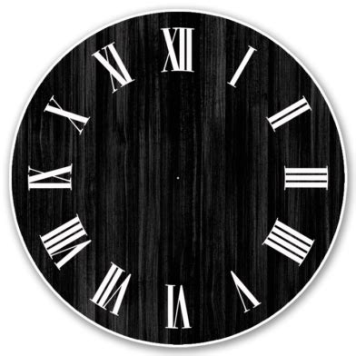Orgnanic Black Clock To Buy Online | The Big Clock Store