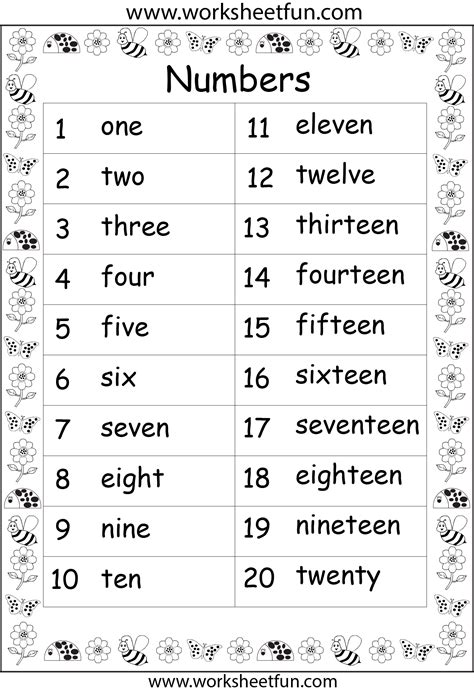 7 Best Images of Printable Number Words Worksheets - Writing Number Words Worksheets First Grade ...