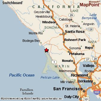 Dillon Beach, California Area Map & More