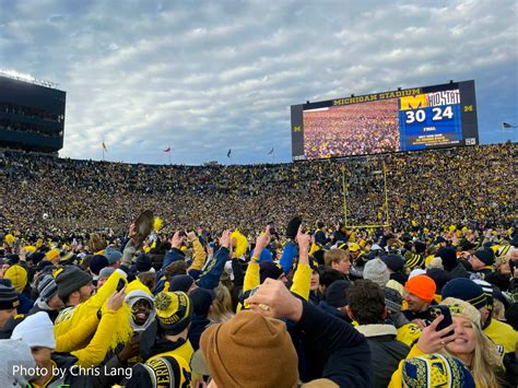 2023 Game 12 - Michigan 30 Ohio State 24 Game Photos | By Fans...For ...