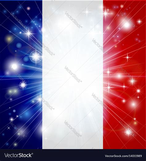 French flag background Royalty Free Vector Image