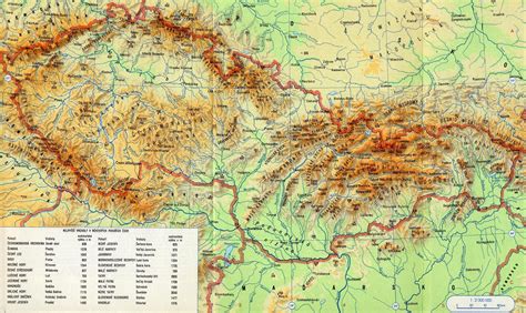 Slovensko Hory Mapa | Mapa