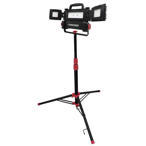 Husky 3200-Lumen Multi-Directional LED Tripod Work Light-DE007 - The ...