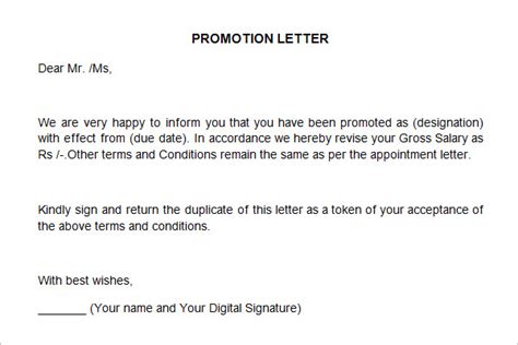 Promotion Recommendation Letter - 30+ Examples, Format, How to Write, PDF