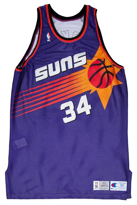 Lot Detail - Charles Barkley Game Used 1993-1994 Phoenix Suns Jersey ...