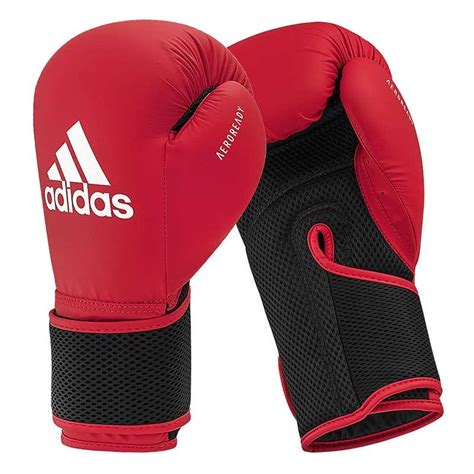 ADIDAS HYBRID 25 BOXING GLOVES RED - Combatcy