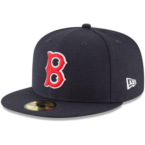 Boston Red Sox New Era Cooperstown Collection Wool 59FIFTY Fitted Hat - Navy - Walmart.com ...