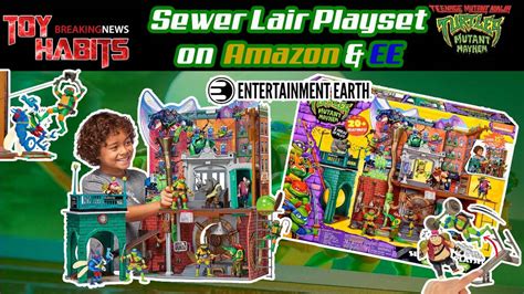 TMNT Mutant Mayhem Playmates Sewer Lair Playset on Amazon & EE - Toy Habits