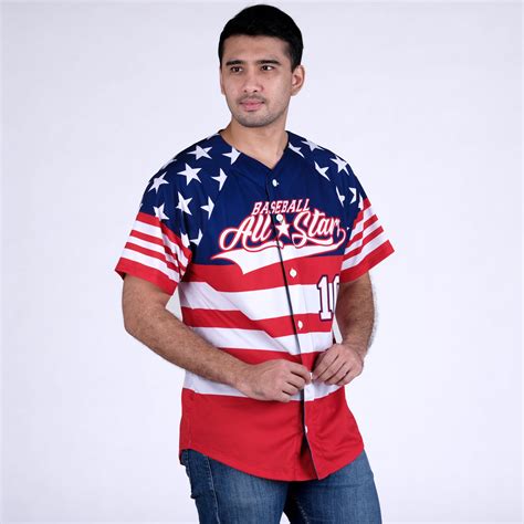 Red White And Blue Baseball Jersey - www.inf-inet.com