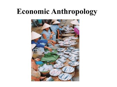 Economic Anthropology