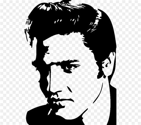 Illustration Forehead Portrait -m- Little Book of Elvis in The Movies ...