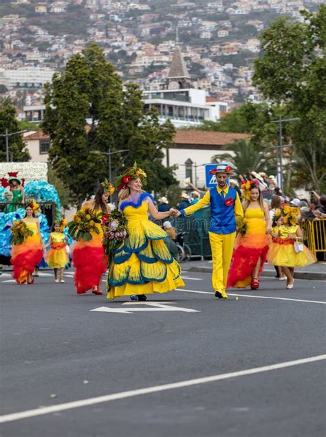 Madeira Flower Festival Parade in Funchal on the Island of Madeira ...