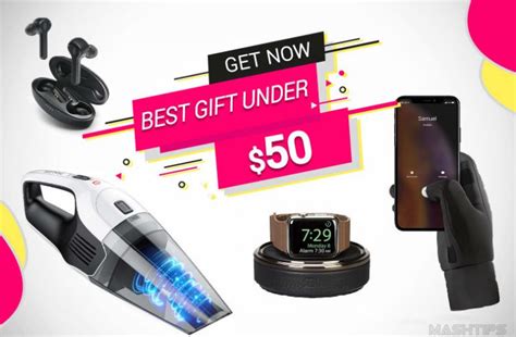 20 Best Tech Gifts Under $50 for Family & Friends | Mashtips