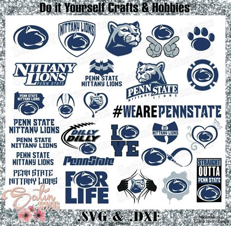 Penn State Nittany Lions Set Design SVG Files, Cricut, Silhouette Studio, Digital Cut Files ...