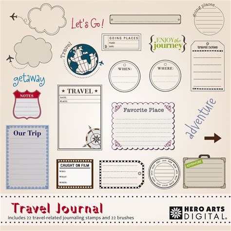 Free Travel Journal Template - Printable Word Searches